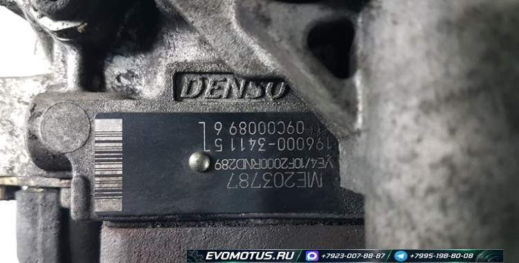 тнвд ME203787 на 4M40 MITSUBISHI CANTER FB511 (Мицубиси Кантер)