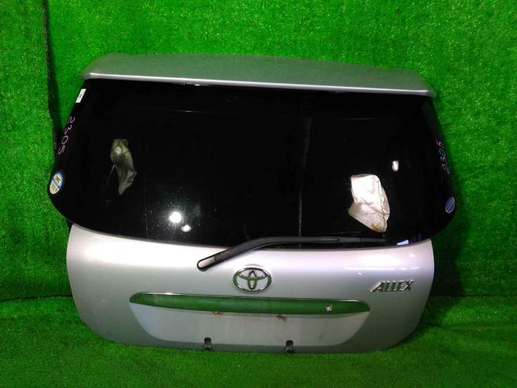 дверь пятая   TOYOTA ALLEX LS130  (Тойота Алекс) СЕРЕБРИСТЫЙ