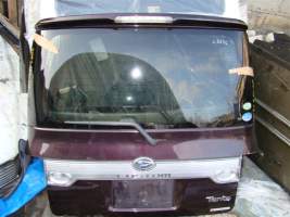 Дверь 5-я Daihatsu Tanto L350S   бордовый