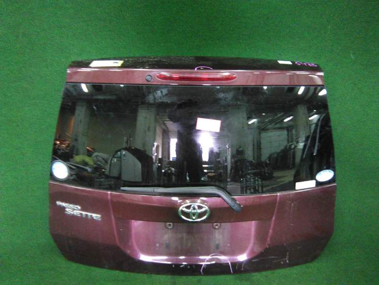 дверь пятая на 3sz-ve TOYOTA PASSO SETTE m502e (Тойота Пассо Сетте) бордовый задняя   
