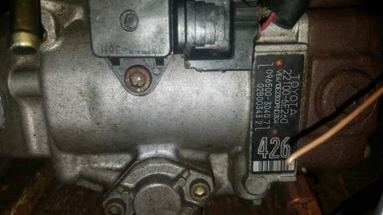 тнвд 22100-6E260 на 3CT TOYOTA NOAH CR50 (тойота ноах)
