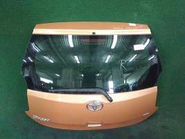 дверь пятая на 1kr-fe TOYOTA PASSO kgc35 (Тойота Пассо) оранжевый задняя   