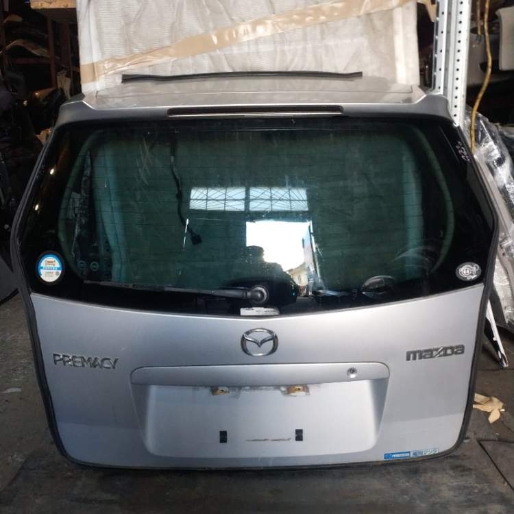 Дверь 5-я Mazda Premacy CP8W  серебристый 22V